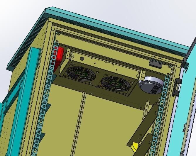 Calefator exterior da C.A. do armário 240V da bateria IP55 do ferro do lítio com os módulos de bateria de 10 partes