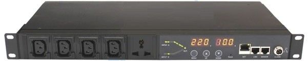 ATS inteligente 485 * 202 * 44.4mm do poder da porta de série dos acessórios de UPS do monitor do distribuidor