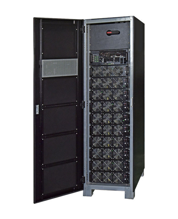 Poder N+X UPS inteligente modular paralelo redundante da exposição do LCD, sistema alternativo 30-300KVA de bateria de Data Center
