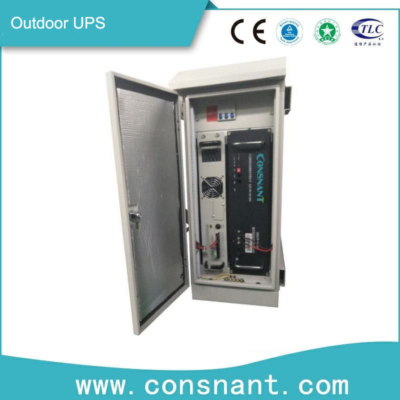 Sistema exterior em linha 1KVA 613 * 640 * 954mm de UPS das telecomunicações com a bateria do ferro do lítio