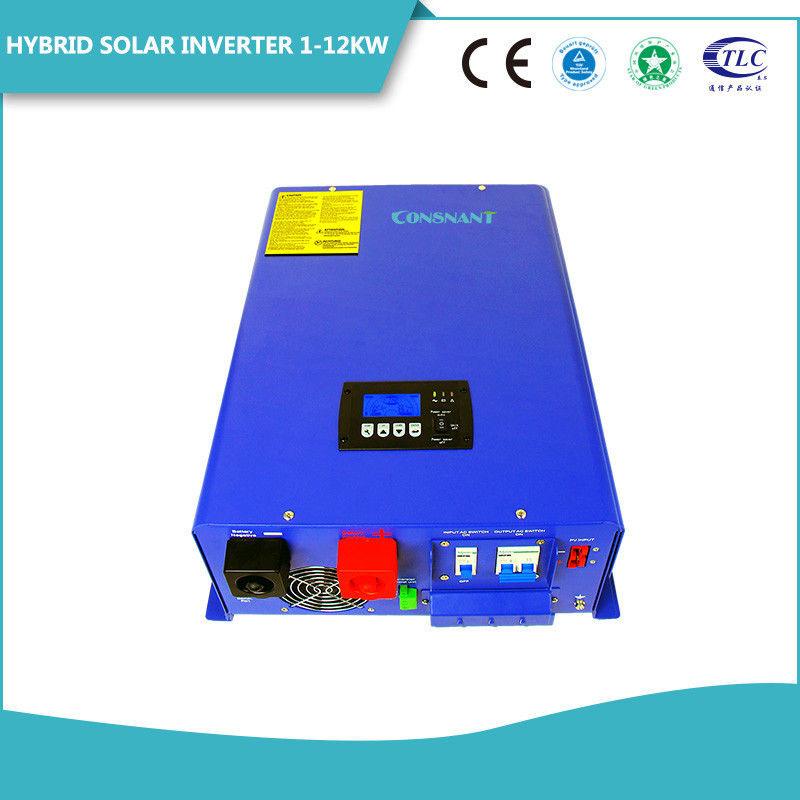 Inversor híbrido de alta frequência do poder do laço da grade, 48V inversor da célula solar da fase da C.C. 230VAC unicamente