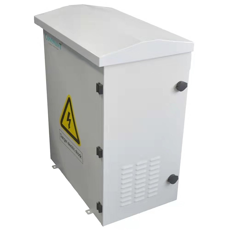 A isolação térmica exterior do armário da bateria de lítio 48VDC IP55 integrou o armário de UPS