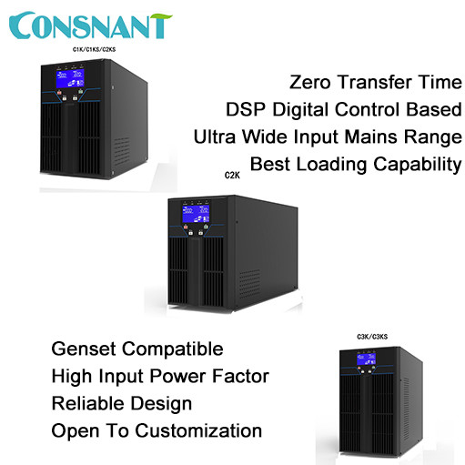 Conversão dobro PFC de transferência zero de alta frequência em linha do sistema de 70HZ UPS